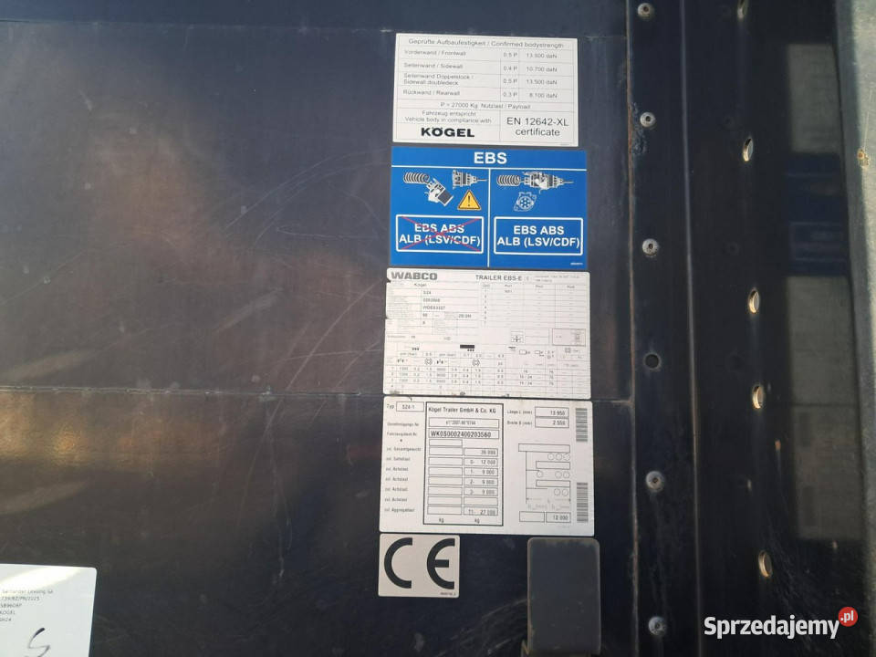 firana Koegel Ns24 Koegel ns24 Poleasingowe Pozostałe Komorniki sprzedam