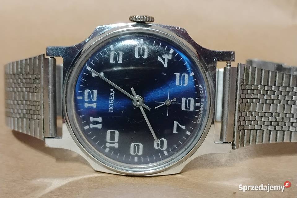 Zegarek Męski Pobieda 15 JEWELS 2602 fioletowy Opole