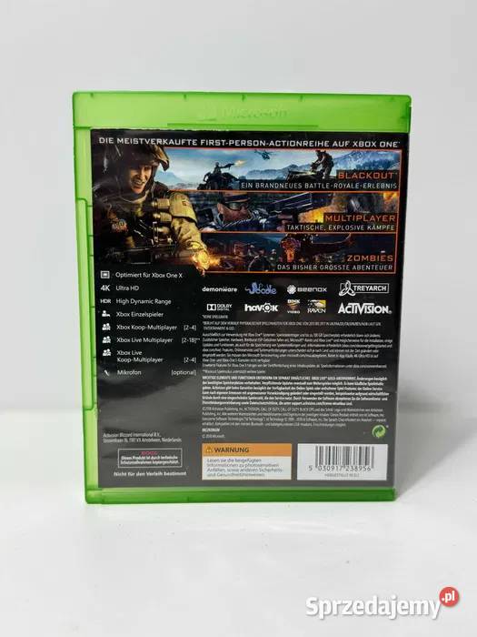 GRA CALL OF DUTY BLACK OPS IIII NA XBOX ONE ENG wielkopolskie Śrem sprzedam