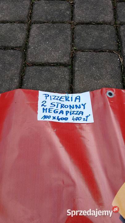 Mega pizza baner reklama 400 x 100 Gdańsk