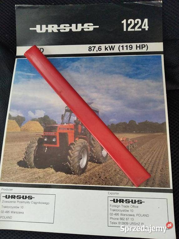 Folder prospekt oryginalny Ursus 1224 Lublin
