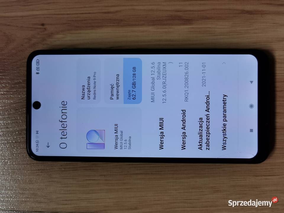 Redmi Note 9 Pro 128GB Android 11 dolnośląskie Wrocław