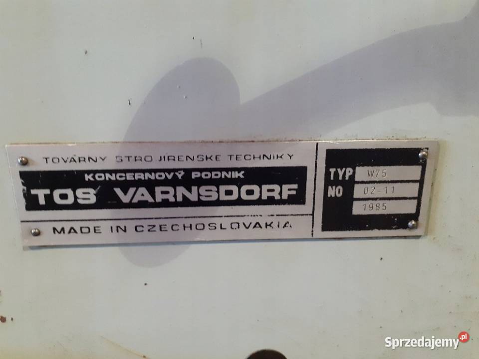 Wytaczarka TOS VARNSDORF W75 Stan Pleszew