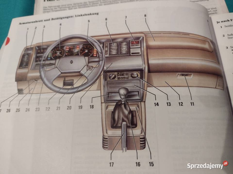RENAULT 21 NEVADA 1989 Instrukcja Obslugi motoryzacja, transport łódzkie Łódź sprzedam