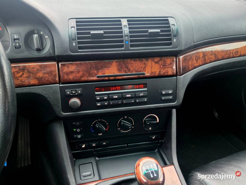BMW 523i sedan KLIMA skóra zar w manualna zachodniopomorskie Gryfino