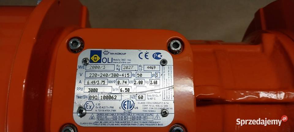 Silnik wibracyjny OLI MVE 20003 Pszów