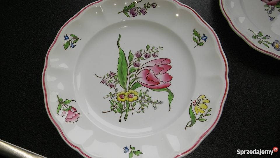 alerz talerze stara porcelana angielska spode na inny kolor Gdańsk