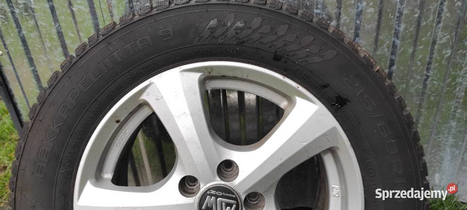 Opony zimowe 215 60 16 Nokian Hakkapeliitta 9 mazowieckie Łosice