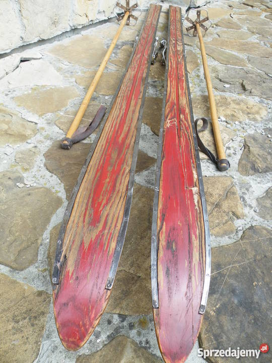 Narty ANTYK drewniane 208 KANDAHAR