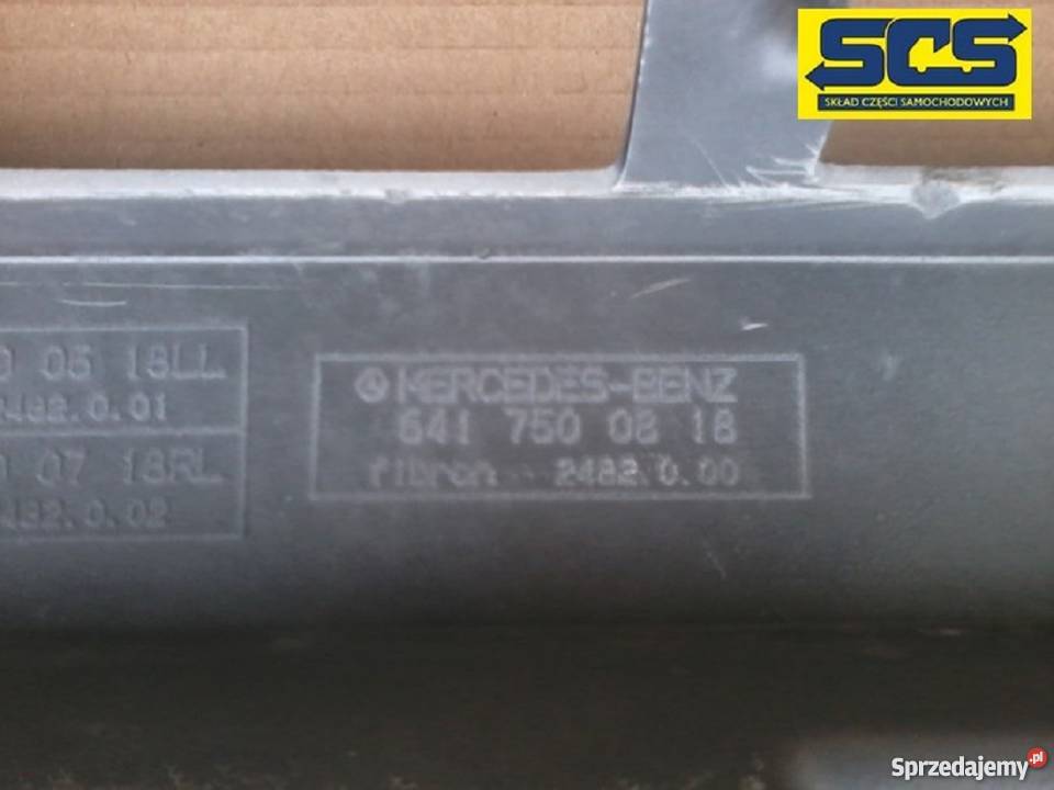 MERCEDES SK GRILL ATRAPA MASKA WĄSKA KABINA 9498 ciężarowe Bieleń