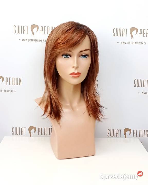 Ruda peruka z włosów syntetycznych Staszów Akcesoria do włosów