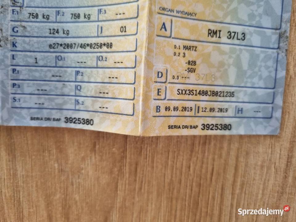 Przyczepaka samochodowa martz Przecław