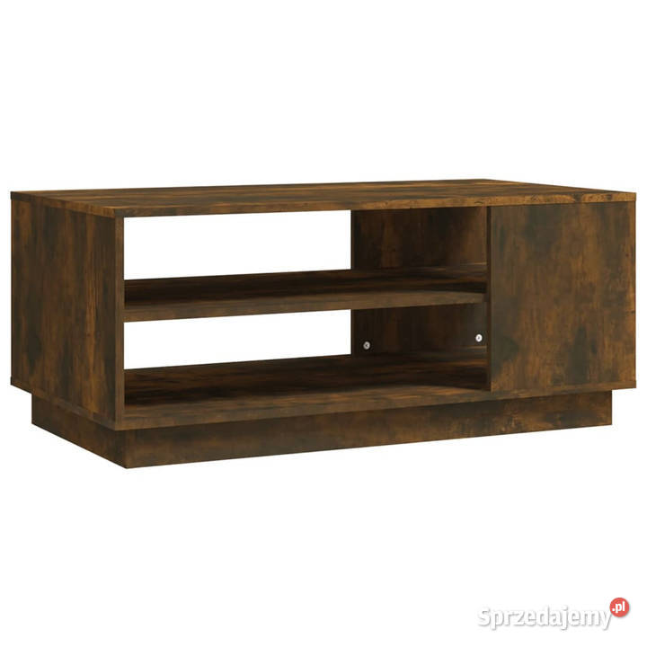 Stolik kawowy przydymiony dąb 102x55x43 WM813083 mazowieckie Warszawa
