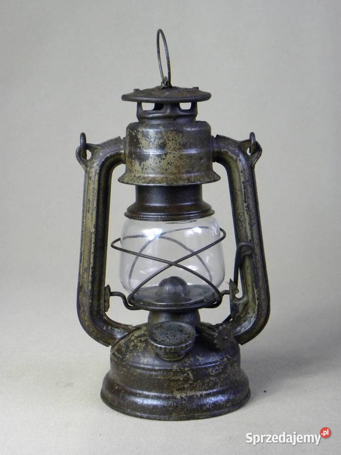 Polska lampa naftowa Jupiter 0 zabytek Legnica