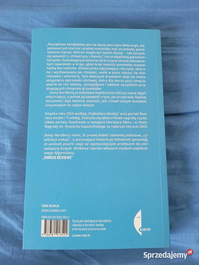 Chłopczyce z Kabulu Jenny Nordberg życie codzienne, obyczaje sprzedam