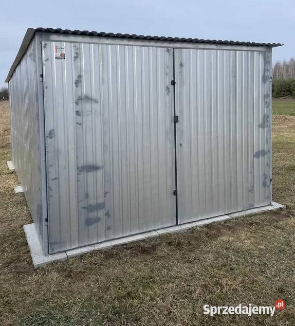 Garaż blaszany na budowę 3x5 II GATUNEK Stalowa Wola