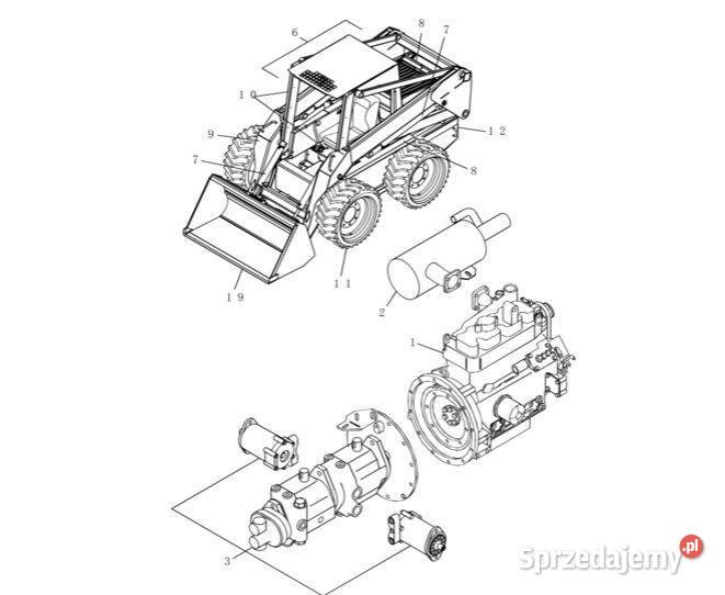 Fiat Kobelco SL40b katalog części zamiennych motoryzacja, transport Poradniki, albumy i reportaże Kielce