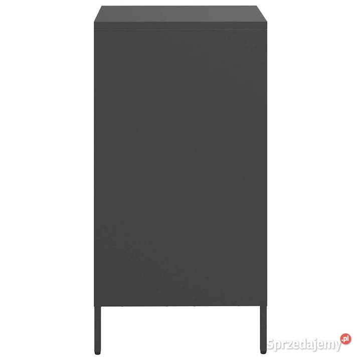 Szafka czarna 35x39x735 stal walcowana na zimno