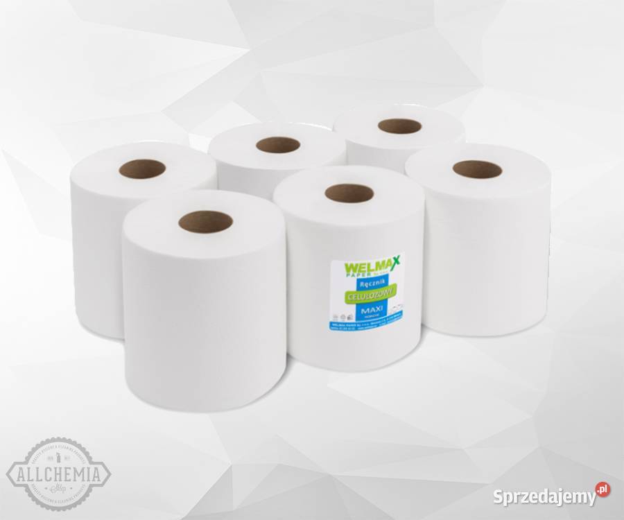 RĘCZNIK PAPIEROWY MAXI CELULOZOWY BIAŁY 100M 1 Łódź