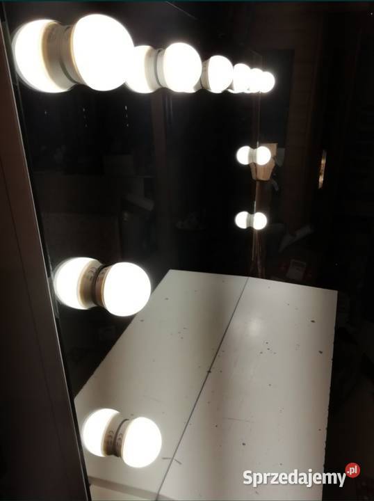 Lustro kosmetyczne 60x90 10 żarówek 4W toaletka Nowy Sącz sprzedam