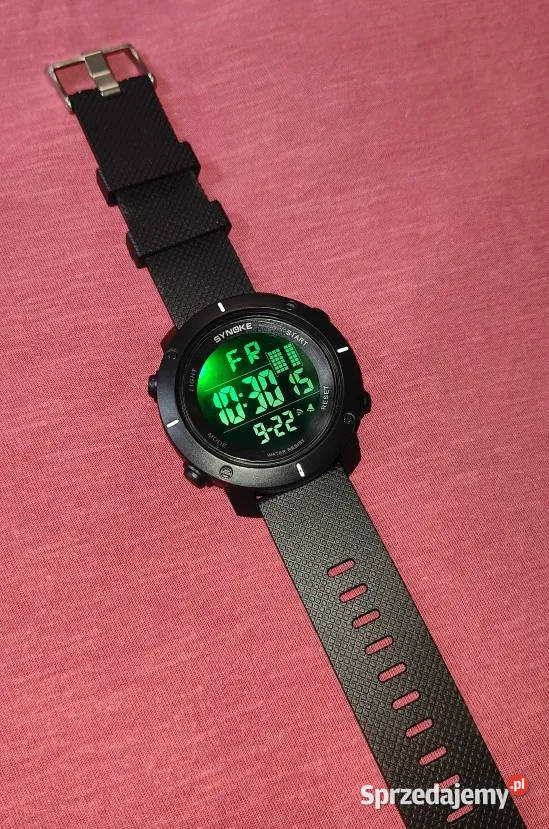 Duży zegarek elektroniczny cyfrowy sportowy lubuskie Gorzów Wielkopolski