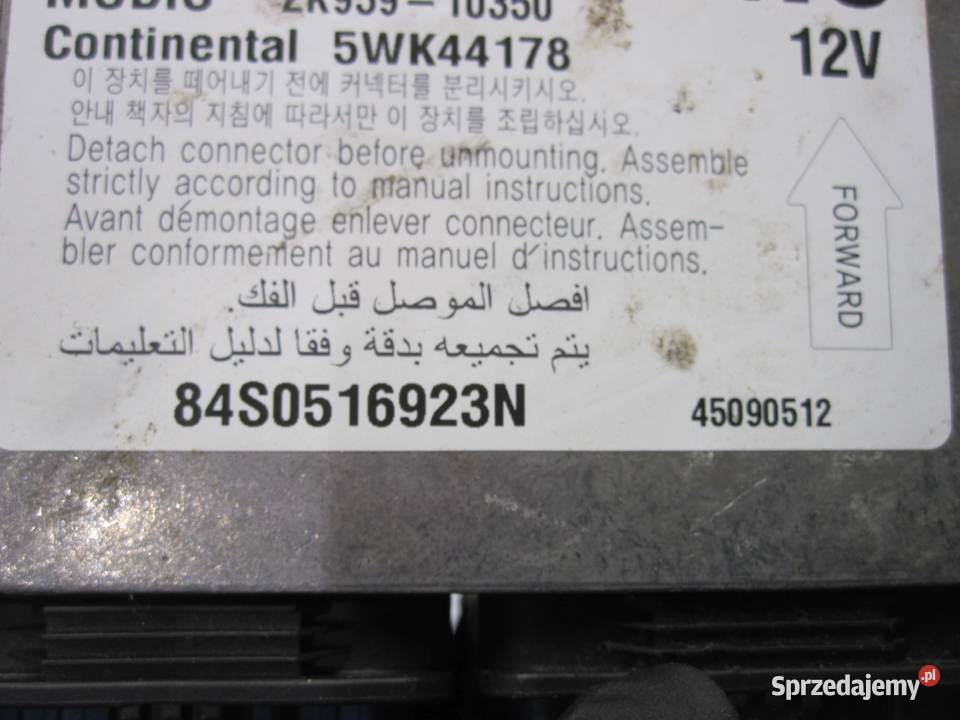 KIA SOUL 10r moduł AIRBAG 959102K350 Układ elektryczny, zapłon Kielce
