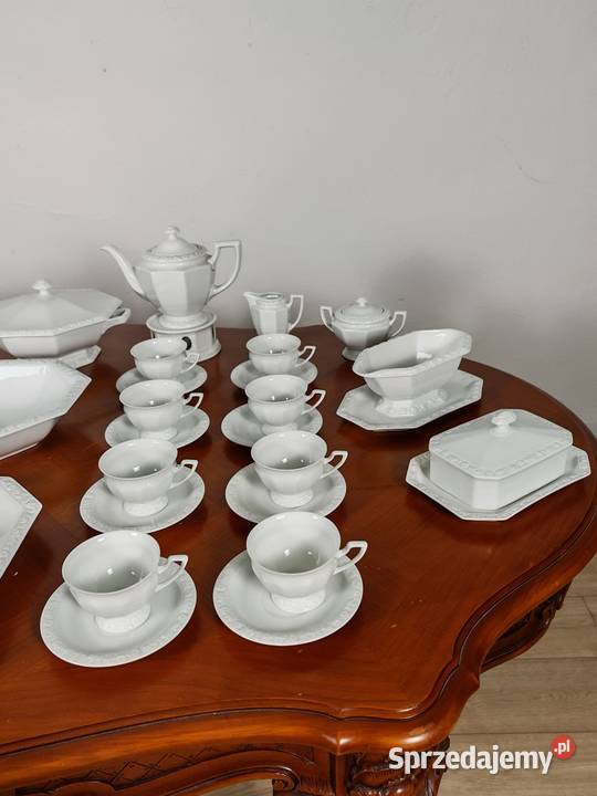 Zestaw porcelany Rosenthal biała Maria 10 osób Sandomierz