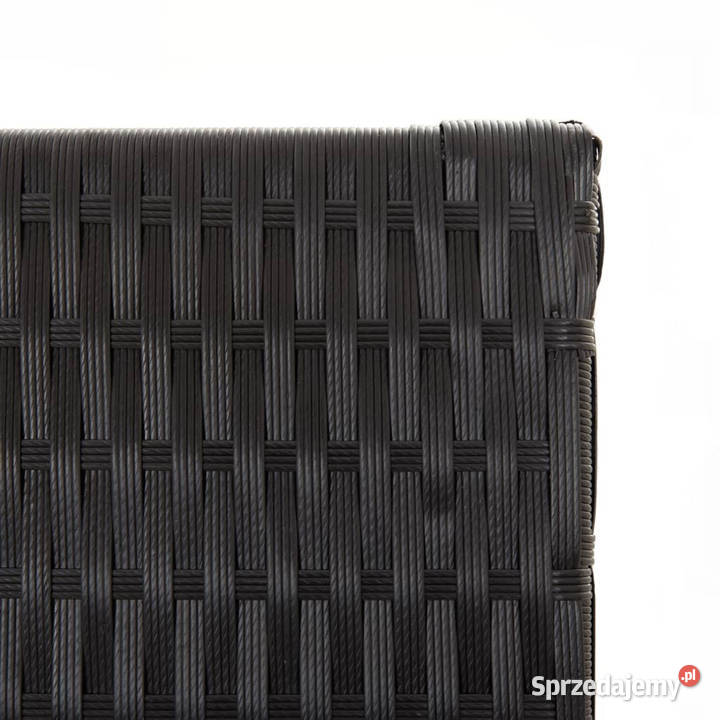Parawan 5panelowy czarny polirattan WM365348 Warszawa