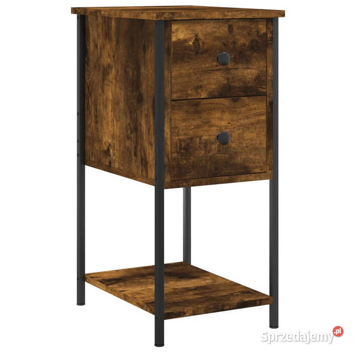 Szafki nocne 2 przydymiony dąb 32x42x70 WM826098 Warszawa sprzedam