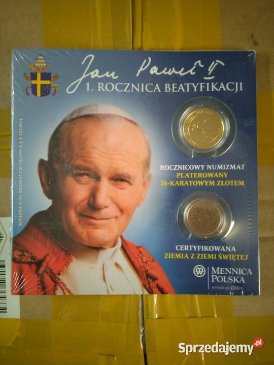 Mennica Polska 1 rocznica beatyfikacji dolnośląskie Chrząstawa Mała