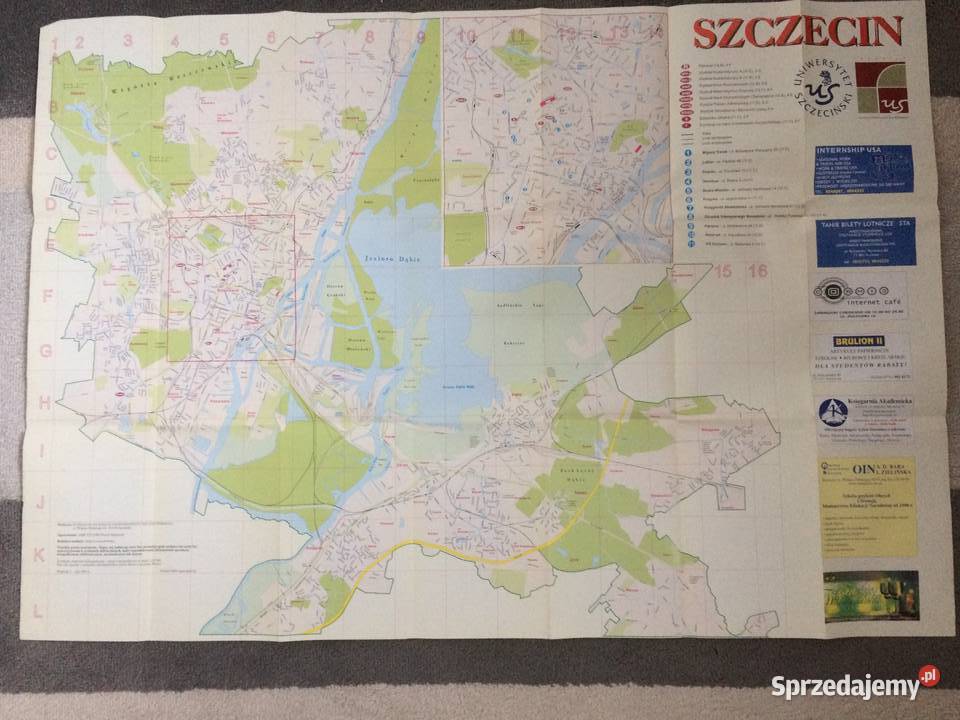 207 Uniwersytecki Plan Miasta Szczecina zachodniopomorskie Szczecin