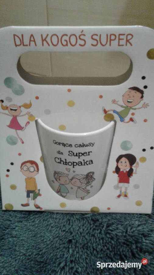 Kubek z napisem Super Chłopaka