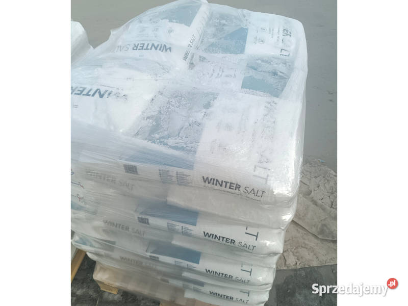 Sól zimowa 1 tona worki 25 walka z oblodzeniam Sól drogowa Kluczbork