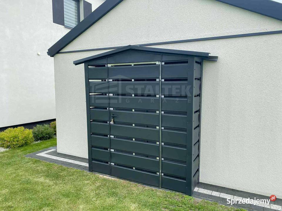 Wiata śmietnikowa 15x05m antracyt dach sprzedam