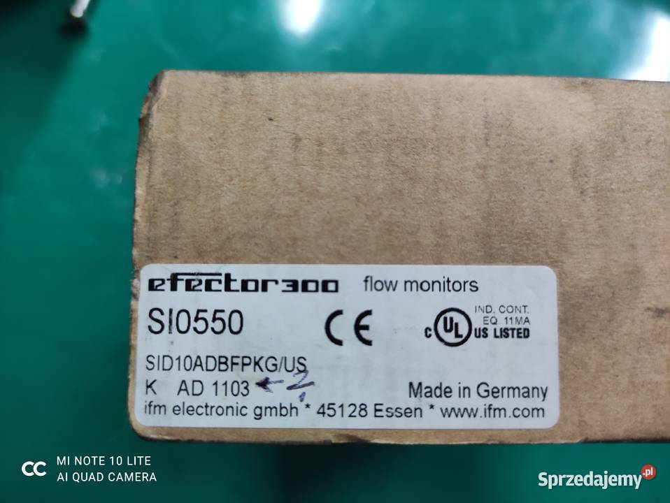 Sygnalizator przepływu IFM SI0550 Piława Dolna