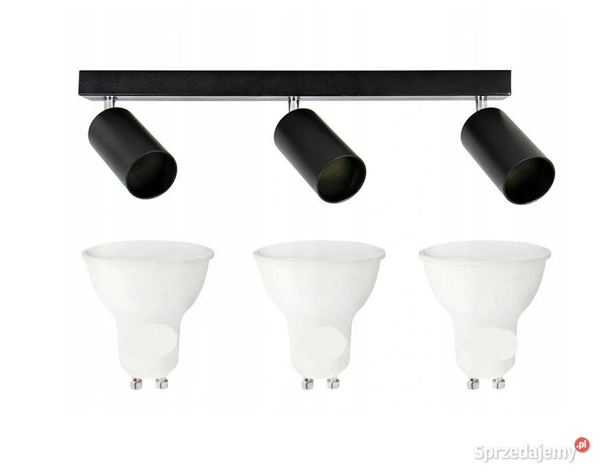 Lampa sufitowa szyna 3x GU10 oprawa spot TUBA Choroszcz