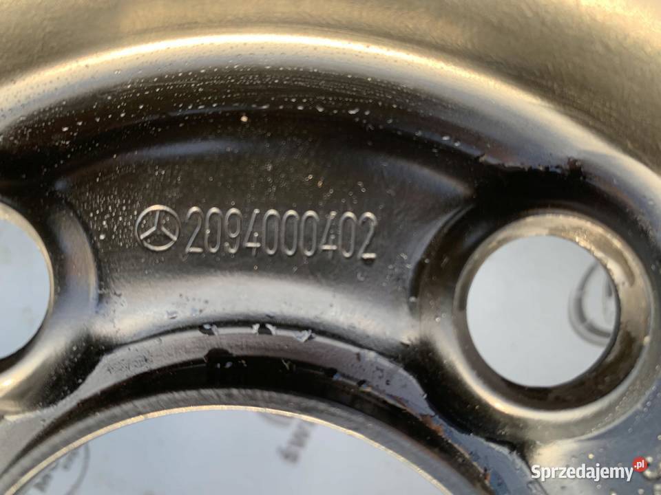 MERCEDES W209 koło dojazdowe 1259016 98M 5x112