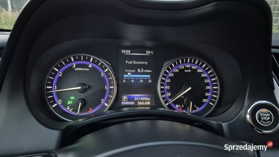 Infiniti Q50 22d 170 automat 7Gtronic wersja poduszka powietrzna