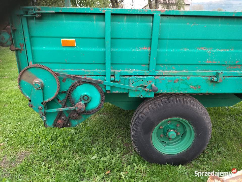Sprzedam rozrzutnik obornika jedno osiowy nieuszkodzony Przyczepy rolnicze podkarpackie Pilzno