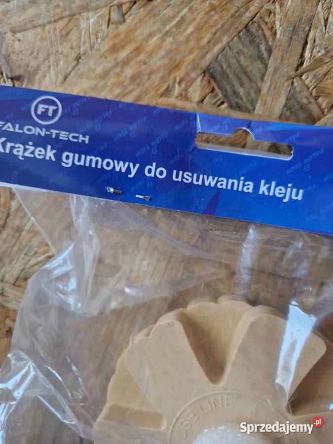 Gumowy Krążek Karbowany do Usuwania Kleju z Felg wielkopolskie Głogowa