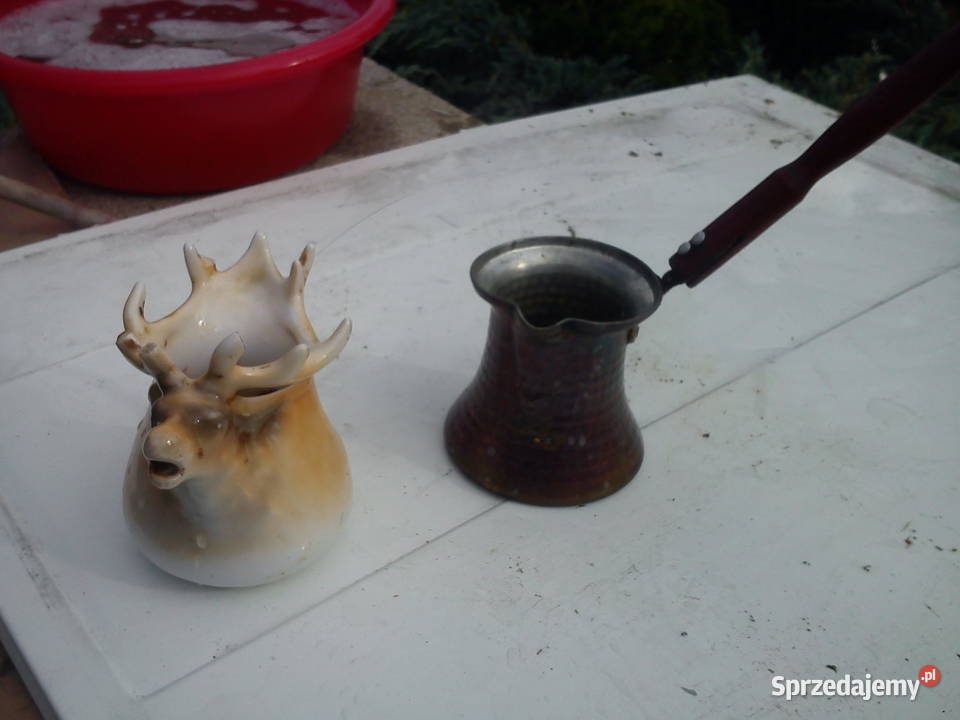 Stare naczynia porcelana metal Aleksandrów Łódzki