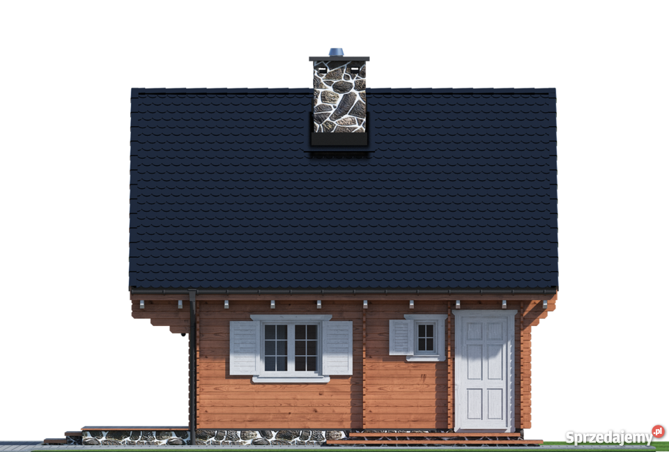 DREWNIANY DOMEK LETNISKOWY KAROLINA 61 19 M2 warmińsko-mazurskie Mrągowo