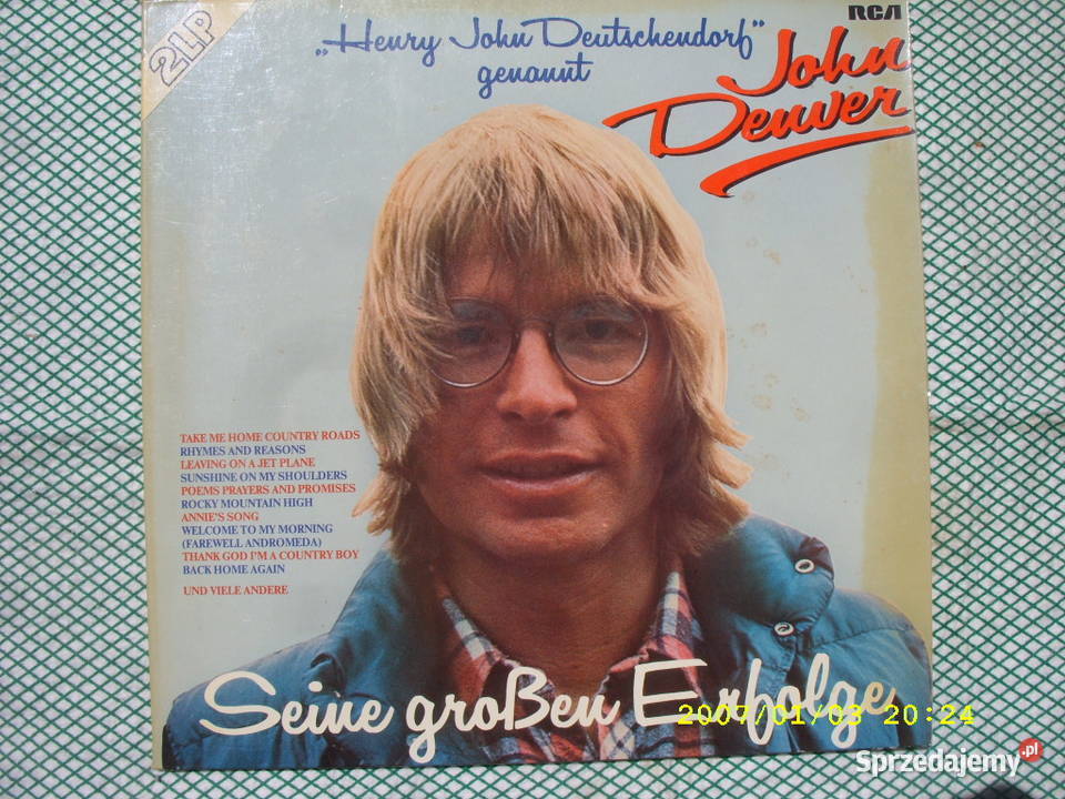 COUNTRY LP JOHN DENVERSEINE GROSSEN2 LP 1 płyta Wołów sprzedam