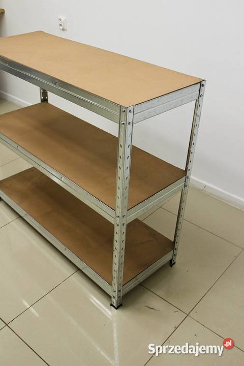 Regał metalowy magazynowy 121x104x46 3 półki Tychy