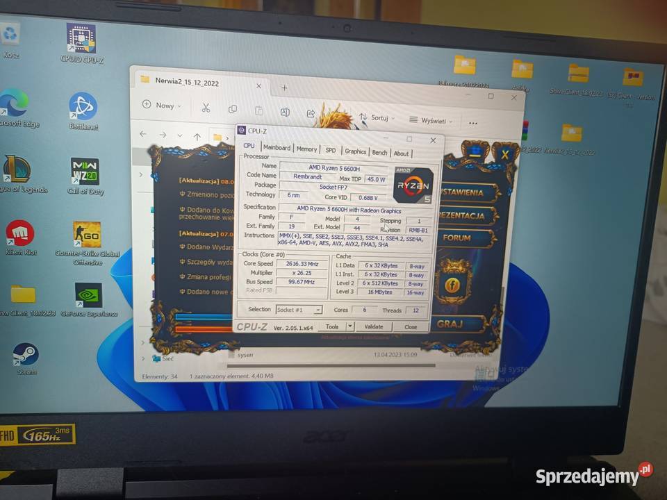 5 sztuk Acer nitro 5
