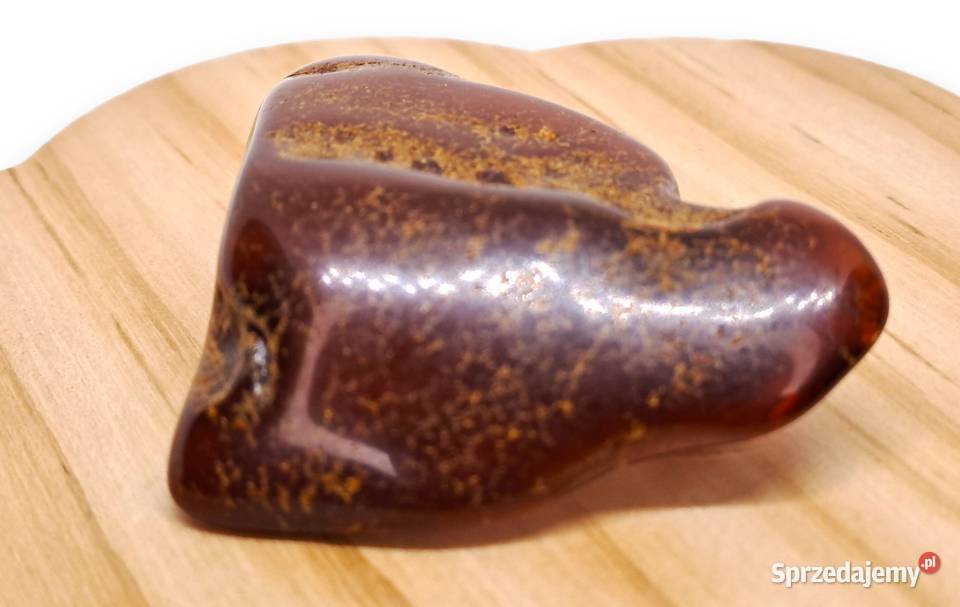 Broszka z bursztynu bursztyn bryłka 1497 Warszawa