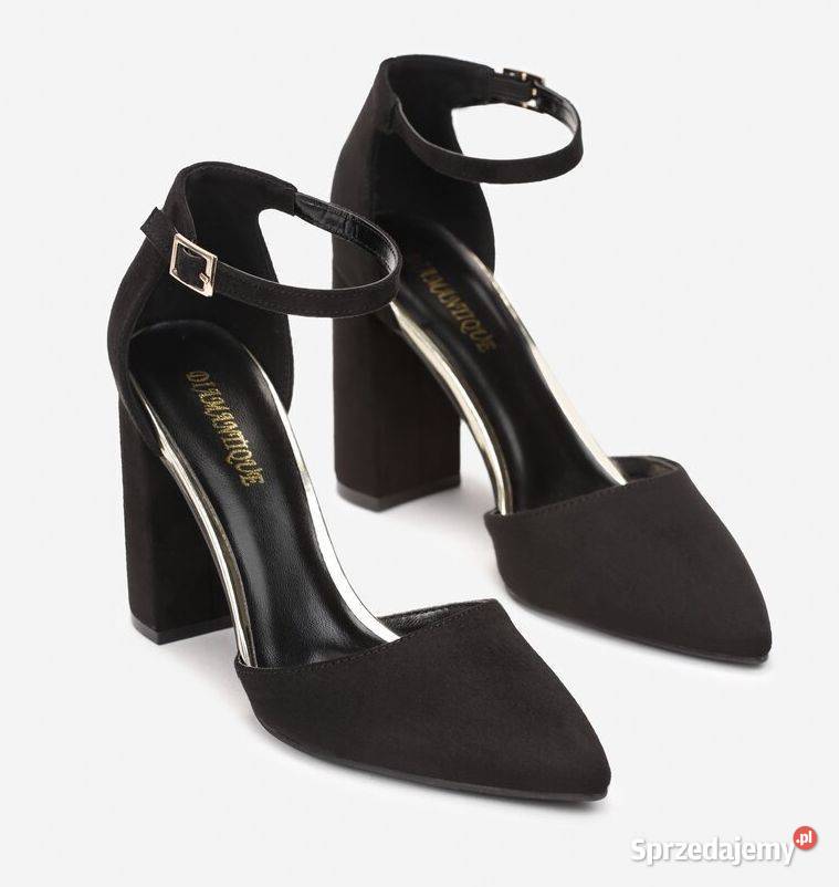 Damskie buty czułenka eleganckie na słupku z Czółenka