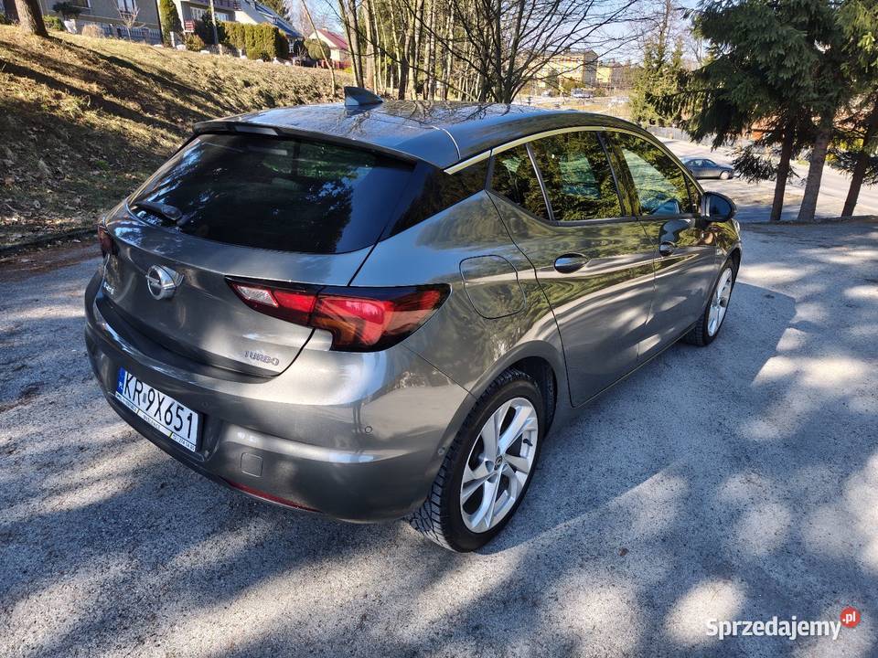 Opel Astra K 14 Turbo wersja Dynamic nieuszkodzony Opel małopolskie Bistuszowa