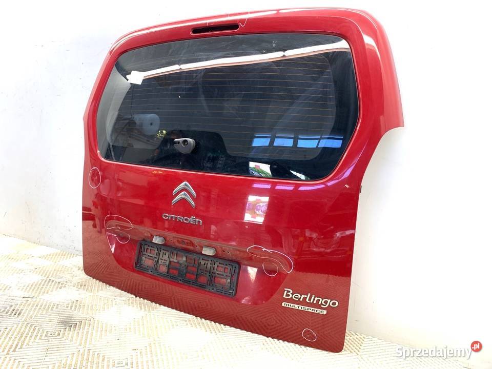 KLAPA TYŁ CITROEN BERLINGO II Minivan LAKIER podkarpackie
