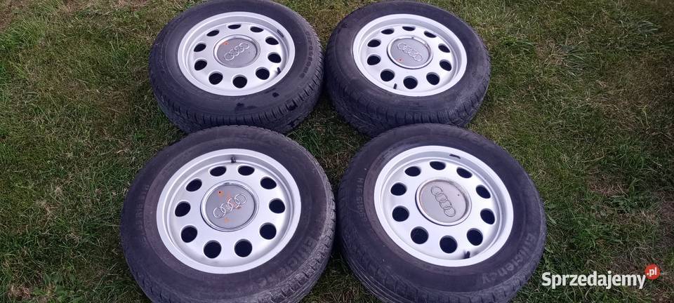 Koła oryginalne alufelgi 15 z oponami do Audi A3 Brodnica